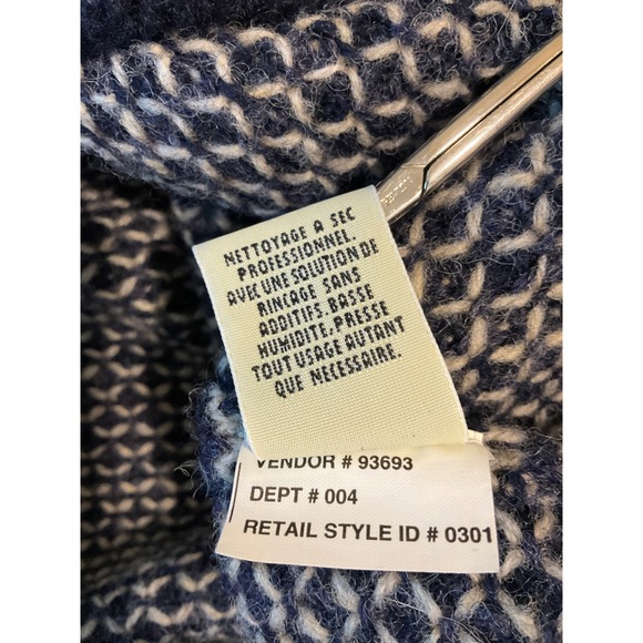 Vintage Eddie Bauer 100% Wool Pullover Sweater Crew Neck Grandpacore Winter XXL - Picture 6 of 7